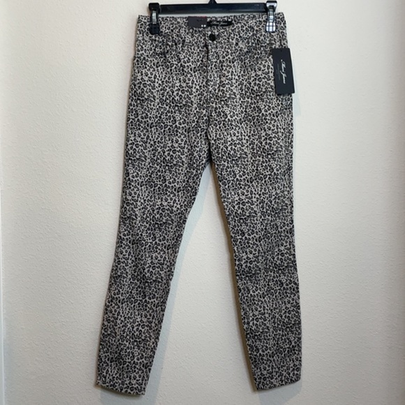 NWT Mavi Grey Tess Leo Cropped Skinny Jeans - Picture 6 of 15